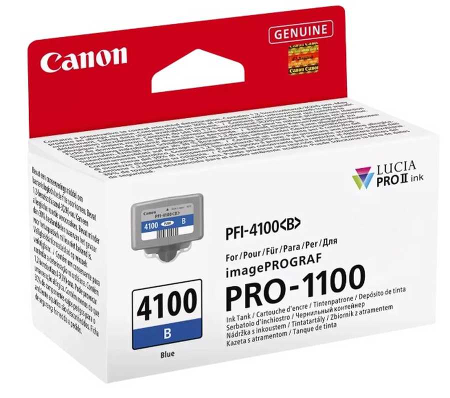 Image of Canon C4100B Druckerpatronen b - Canon PFI-4100B für z.B. Canon imagePROGRAF Pro -1100, Canon imagePROGRAF Pro -1100 GB