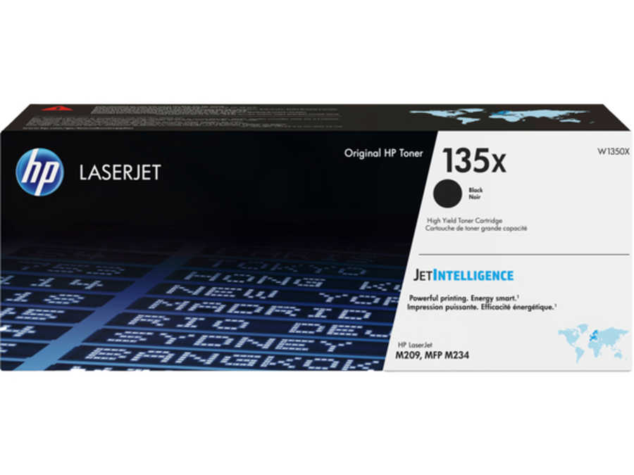 Image of HP H135X Toner XL black - HP No. 135X, W1350X für z.B. HP LaserJet M 207 d, HP LaserJet M 207 dw, HP LaserJet M 207, HP LaserJet M 208 d