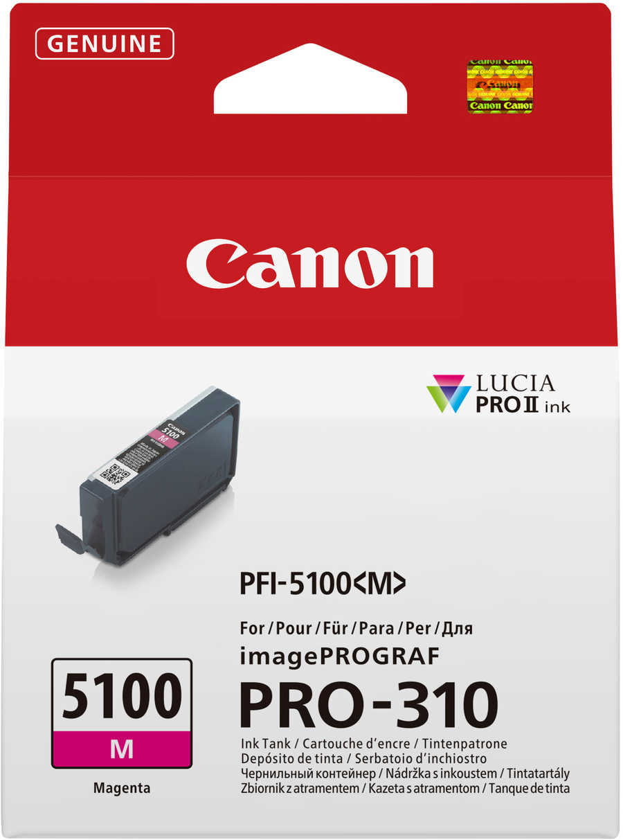 Image of Canon C5100M Druckerpatronen magenta - Canon PFI-5100M für z.B. Canon imagePROGRAF PRO -310