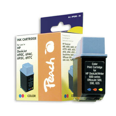 Peach HP 49 C Druckkopf col ersetzt Canon, HP, Pitney Bowes, Apple No. 49 C, 51649A für z.B. Apple Color Stylewriter 4100, Apple Color Stylewriter 4500