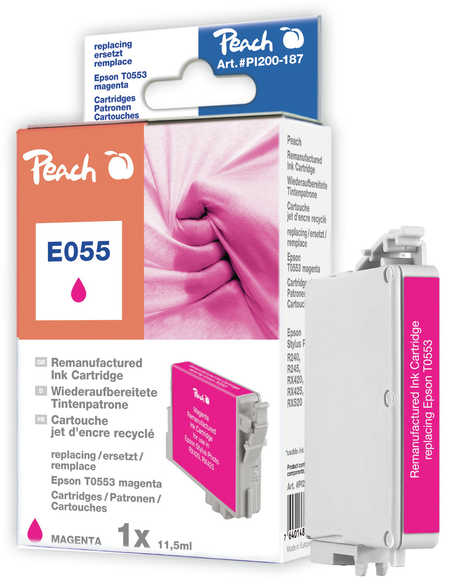 Peach Tintenpatrone magenta kompatibel zu Epson T0553 m, C13T05534010