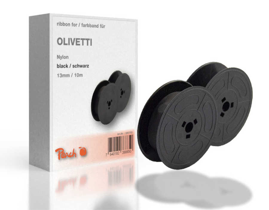 Image of Olivetti, bk, Nylon, 13mm/10m, Ribbonbei 3ppp3 Peach online Shop