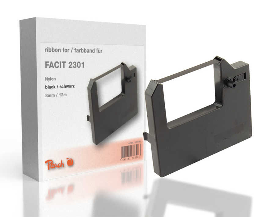 Image of Facit 2301, bk, Nylon, 8mm/12m, Ribbonbei 3ppp3 Peach online Shop