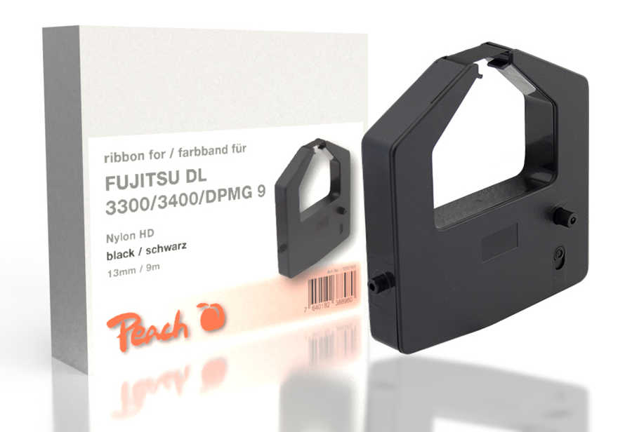 Image of Fujitsu DL 3300/3400/DPMG 9, bk, 13mm/9m, Ribbonbei 3ppp3 Peach online Shop