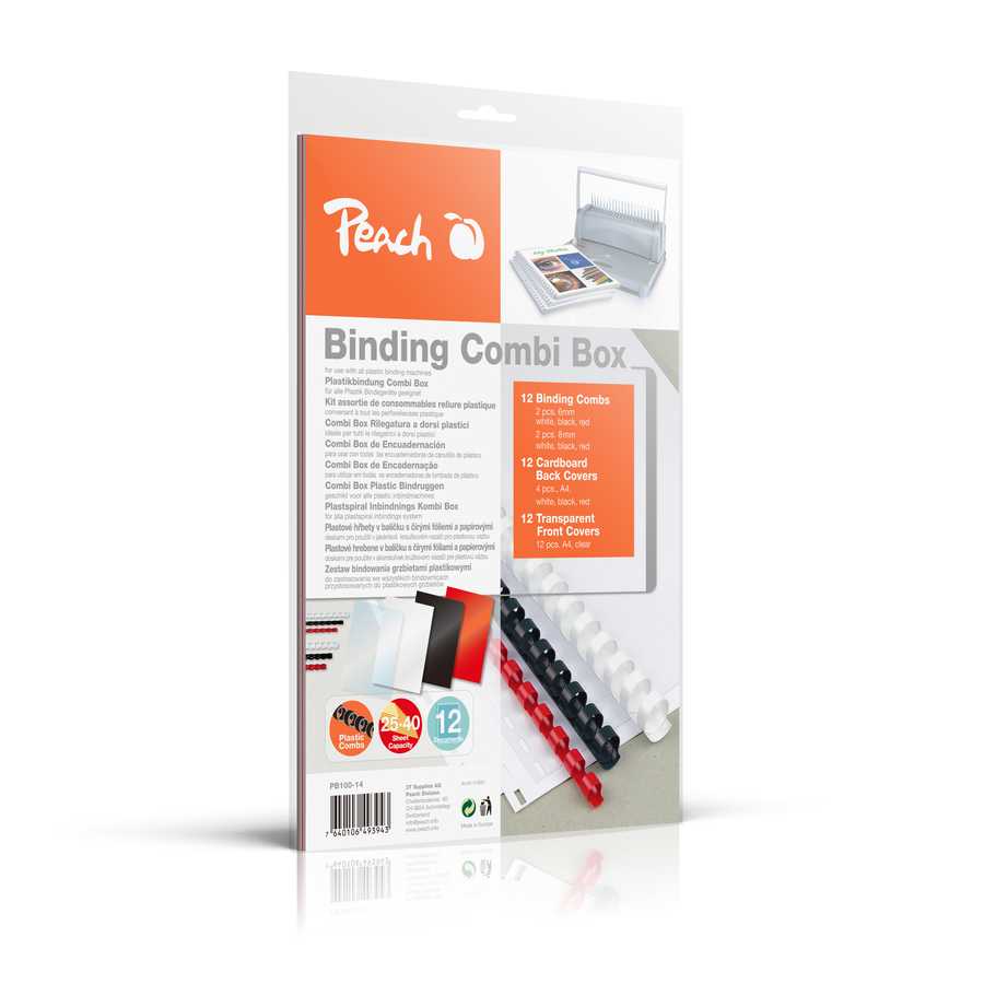 Peach Binding Combi Box