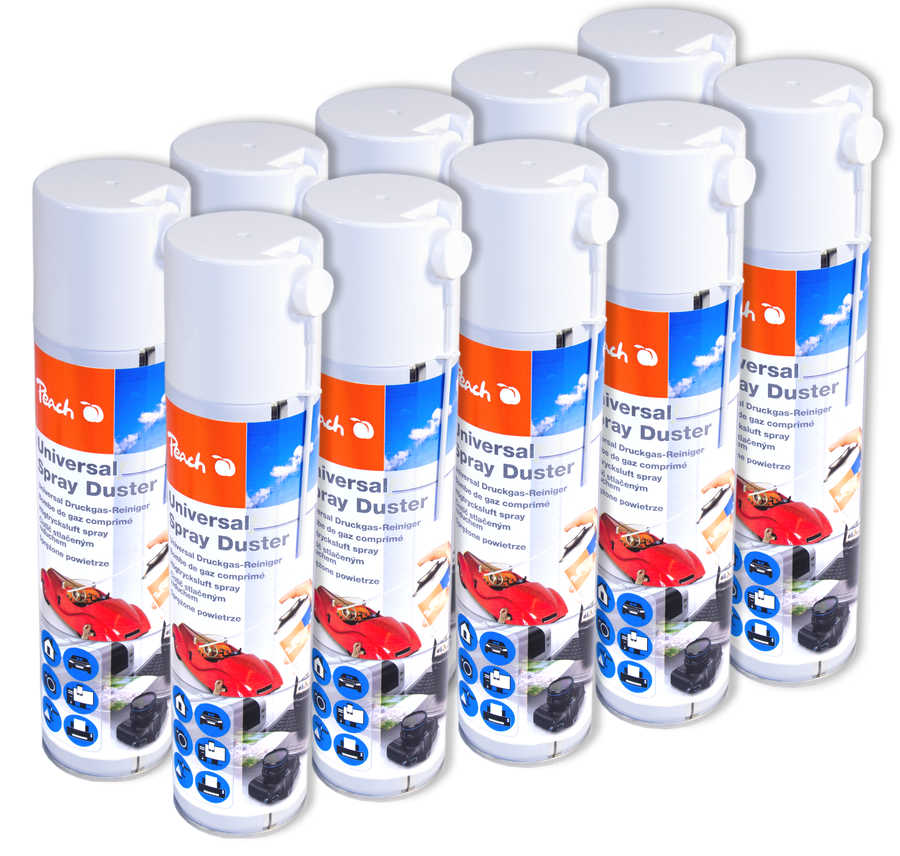 Peach Universal Druckgas Spray 400 ml, 10 Stück 