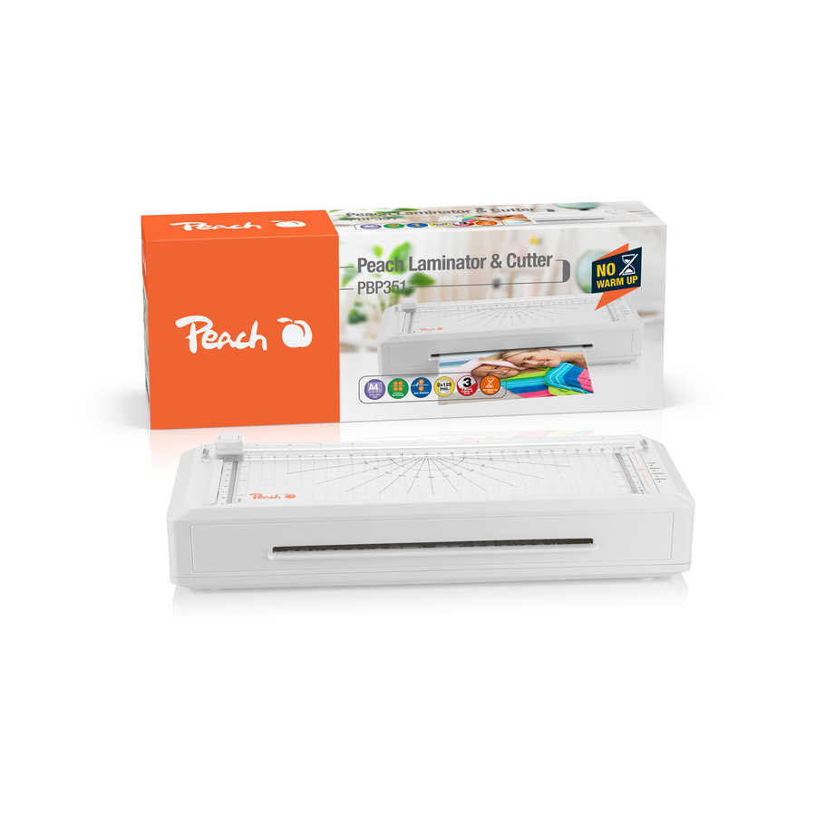 Image of Peach 3 in 1 Laminiergerät Plug & Play inkl. Trimmer, A4, PBP351