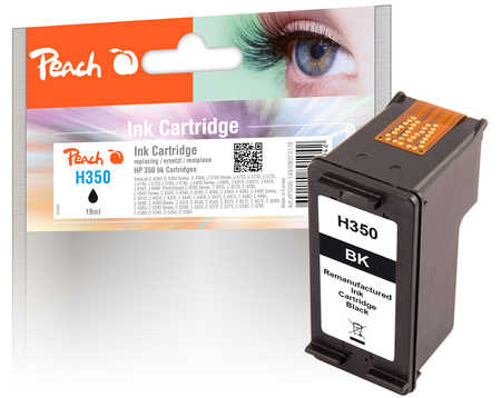 Image of Peach H350 Druckkopf bk ersetzt HP No. 350, CB335EE für z.B. HP PhotoSmart C 4599, HP DeskJet D 4200, HP DeskJet D 4260, HP DeskJet D 4300bei 3ppp3 Peach online Shop