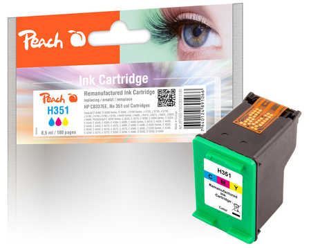 Peach HP 351 Druckkopf col ersetzt HP No. 351, CB337EE für z.B. HP DeskJet D 4200, HP DeskJet D 4260, HP DeskJet D 4300,