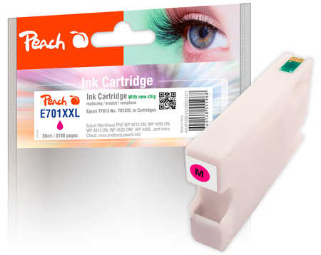 Peach XL-Tintenpatrone magenta kompatibel zu Epson T7013 m, C13T70134010
