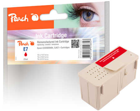 Peach ESJIC6/7 Druckerpatrone rd ersetzt Epson SJIC7R, C33S020405 für z.B. Epson TMJ 7100, Epson TMJ 7600