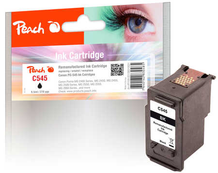 Image of Peach C545BK Druckkopf bk ersetzt Canon PG-545BK, 8287B001 für z.B. Canon Pixma TR 4550, Canon Pixma TS 3451, Canon Pixma MX 495, Canon Pixma TR 4551bei 3ppp3 Peach online Shop