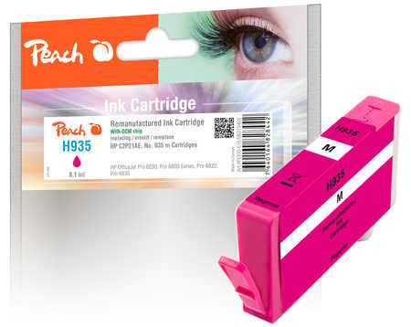 Image of Peach H935m Druckerpatrone ma ersetzt HP No. 935 m, C2P21A für z.B. HP OfficeJet Pro 6830, HP OfficeJet Pro 6230, HP OfficeJet 6815bei 3ppp3 Peach online Shop