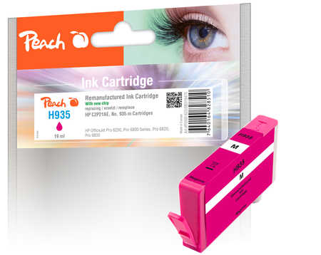 Peach Tintenpatrone magenta kompatibel zu HP No. 935 m, C2P21A