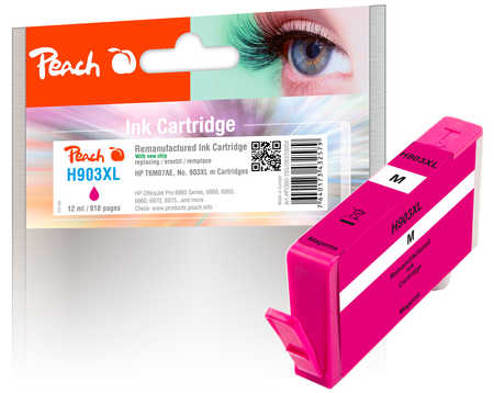 Image of Peach H903XLm Druckerpatrone XL ma ersetzt HP No. 903XL m, T6M07AE für z.B. HP OfficeJet Pro 6970, HP OfficeJet Pro 6960, HP OfficeJet 6950bei 3ppp3 Peach online Shop