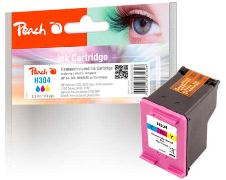 Image of Peach H304C Druckkopf col ersetzt HP No. 304 C, N9K05AE für z.B. HP DeskJet 3720, HP DeskJet 3720 seagrass, HP DeskJet 3760, HP DeskJet 3762bei 3ppp3 Peach online Shop