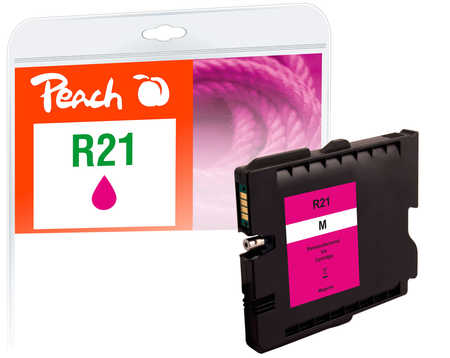 Image of Peach R21 Druckerpatrone ma ersetzt Ricoh GC21M, 405534 für z.B. Ricoh Aficio GX 2500, Ricoh Aficio GX 3000, Ricoh Aficio GX 3000 s