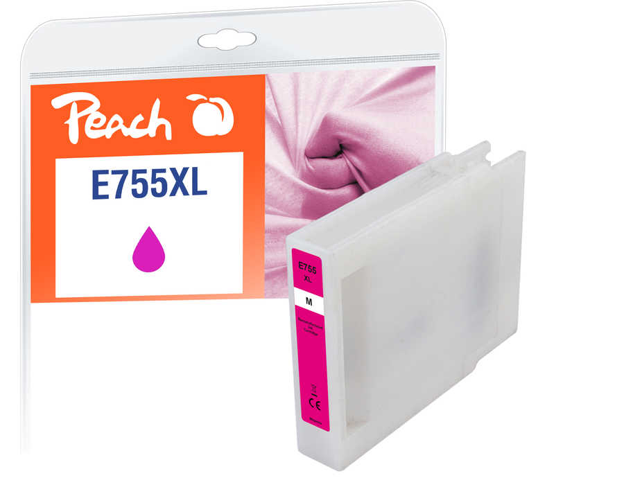 Peach E754/755/756 XL Druckerpatrone XL ma ersetzt Epson T7553M, C13T755340 für z.B. Epson WorkForce Pro WF -6530 MFP, E