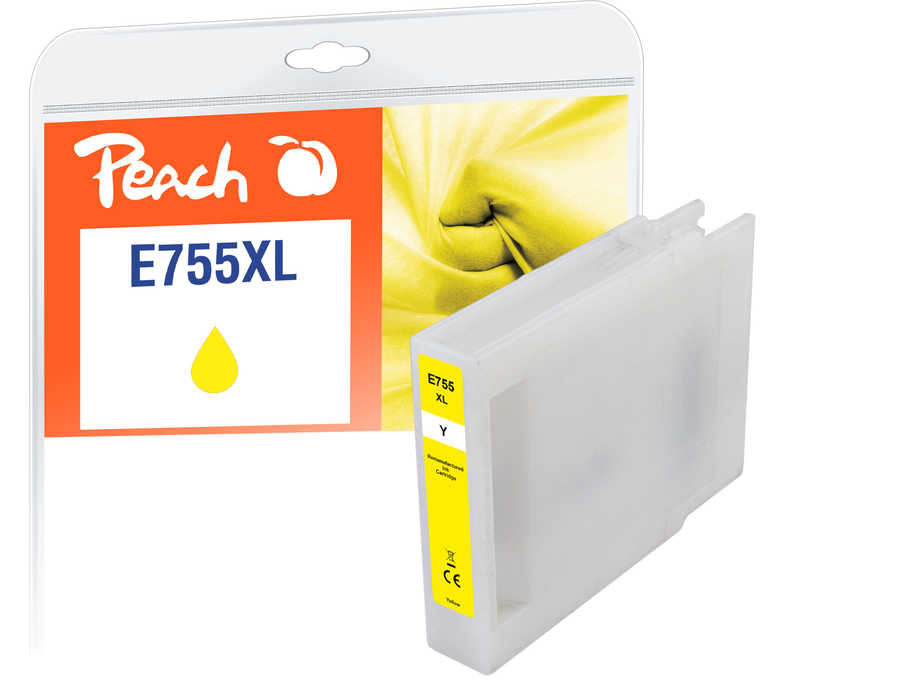 Peach E754/755/756 XL Druckerpatrone XL ye ersetzt Epson T7554Y, C13T755440 für z.B. Epson WorkForce Pro WF -6530 MFP, E