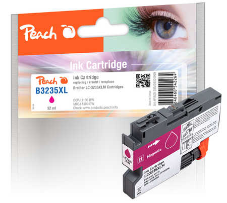 Image of Peach B3235XLM Druckerpatrone XL ma ersetzt Brother LC-3235XLM für z.B. Brother DCPJ 1100 DW, Brother MFCJ 1300 DWbei 3ppp3 Peach online Shop