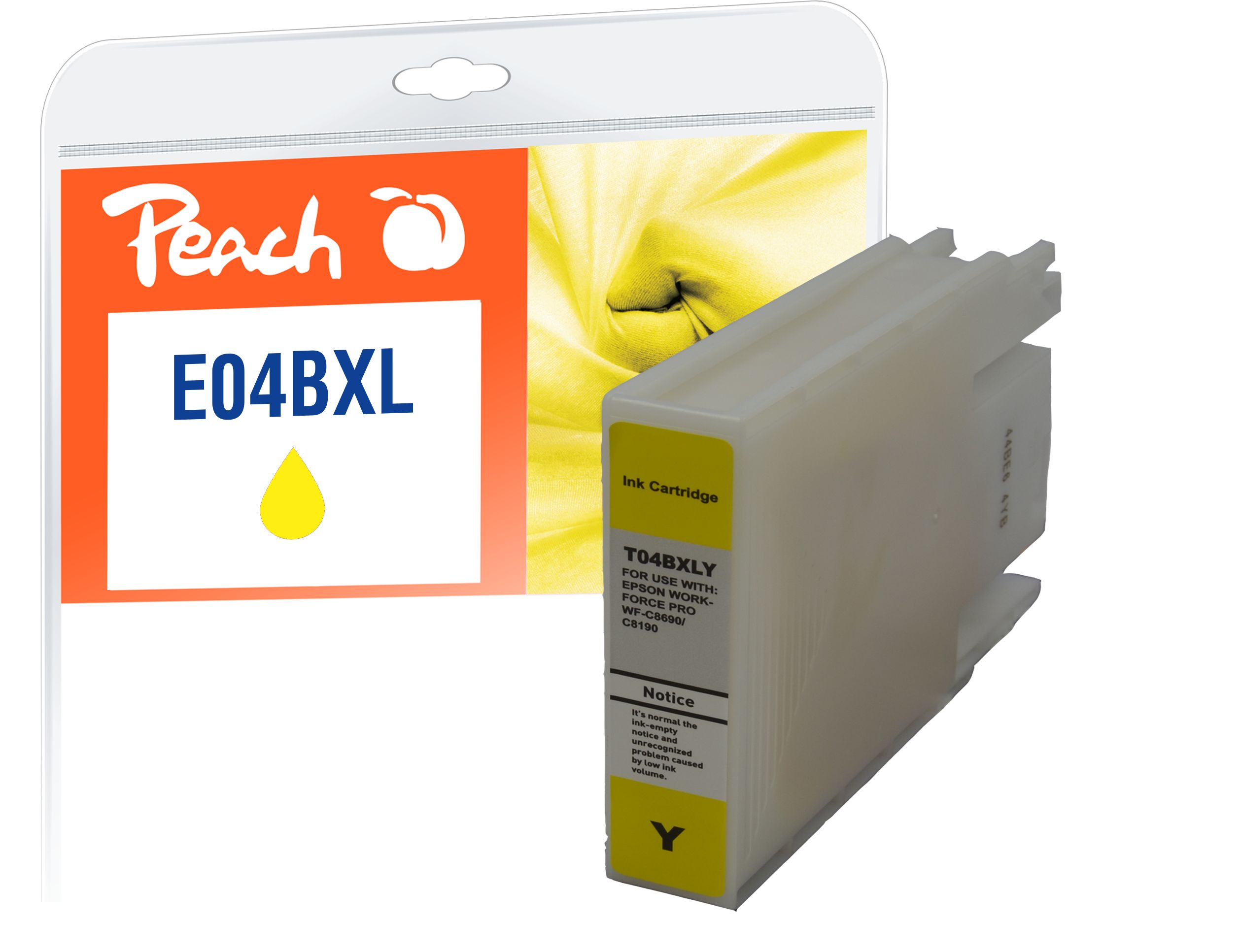 Peach Tintenpatrone XL gelb kompatibel zu Epson T04B4 y, C13T04B44010
