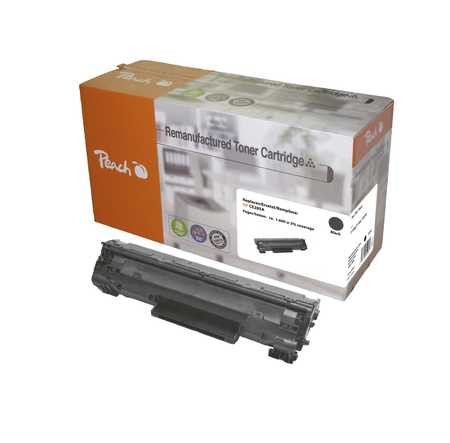 Peach HP 85 ABK Toner bk ersetzt HP No. 85A BK, CE285A für z.B. HP LaserJet M 1130 MFP, HP LaserJet M 1132 MFP, HP Laser