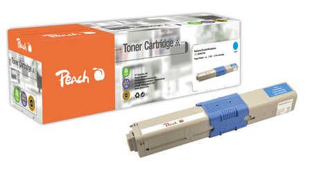 Peach O4446/4449 Toner cy ersetzt OKI 44469706 für z.B. OKI MC 352 DN, OKI MC 362 DN, OKI C 310 DN, OKI C 330 DN, OKI C 