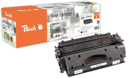 Peach HP 719 HBK Toner XL bk ersetzt Canon No. 719H BK, 3480B002 für z.B. Canon ISensys LBP -6300 dn, Canon ISensys LBP 