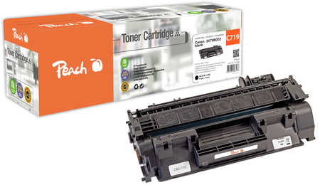 Peach HP 719 BK Toner bk ersetzt Canon No. 719 BK, 3479B002 für z.B. Canon ISensys LBP -6300 dn, Canon ISensys LBP -6300