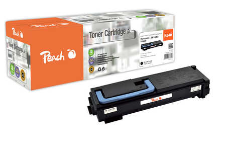 Peach K540 K Toner bk ersetzt Kyocera TK-540K für z.B. Kyocera FSC 5100 DN