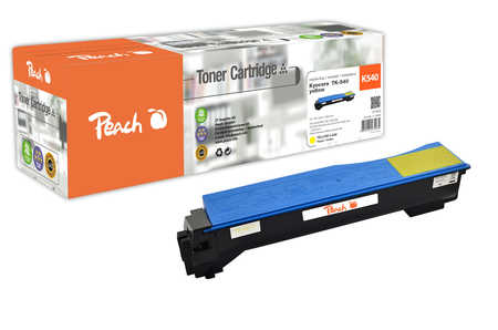 Peach K540 Y Toner ye ersetzt Kyocera TK-540Y für z.B. Kyocera FSC 5100 DN