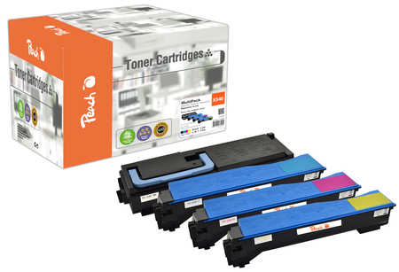 Peach K540 4 Toner (bk, c/m/y) ersetzt Kyocera TK-540 für z.B. Kyocera FSC 5100 DN