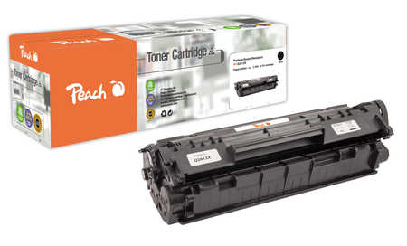 Peach HP 12 ABK Toner XL bk ersetzt Canon, HP No. 12A BK, Q2612A, CRG-703, EP-703 für z.B. Canon ISensys LBP -2900, Cano