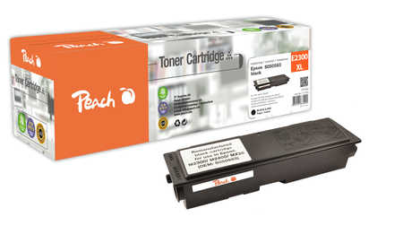 Peach E0583 XL Toner XL bk ersetzt Epson Nr. 0583XL, C13S050583XL für z.B. Epson Aculaser M 2300, Epson Aculaser M 2300 