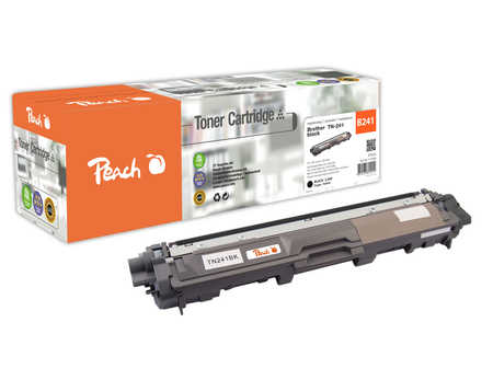 Peach B241 BK Toner bk ersetzt Brother TN-241BK für z.B. Brother DCP -9020 CDW, Brother HL -3140 CW, Brother HL -3150 CD