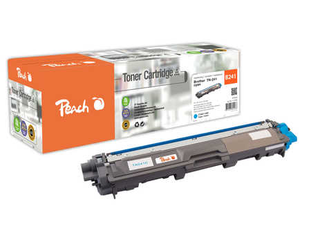 Peach B241 C Toner cy ersetzt Brother TN-241C für z.B. Brother DCP -9020 CDW, Brother HL -3140 CW, Brother HL -3150 CDN,