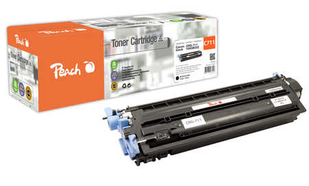 Peach C711 BK Toner bk ersetzt Canon CRG-711BK, 1660B002 für z.B. Canon ISensys LBP -5300, Canon ISensys LBP -5360, Cano