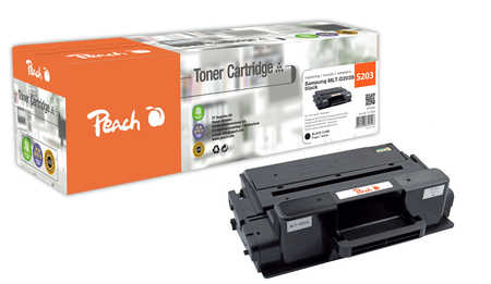 Peach S203 Toner bk ersetzt Samsung MLT-D203S, SU907A für z.B. Samsung ProXpress M 3320 ND, Samsung ProXpress M 3370 FD,