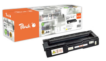 Peach K150 Y Toner ye ersetzt Kyocera TK-150Y für z.B. Kyocera FSC 1000, Kyocera FSC 1020 MFP, Kyocera FSC 1020 MFP plus