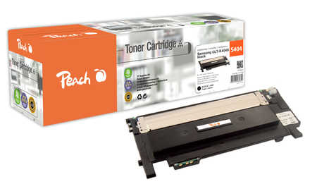 Peach S404 Toner bk ersetzt Samsung CLT-K404S, SU100A für z.B. Samsung Xpress C 480 W, Samsung Xpress C 430, Samsung Xpr