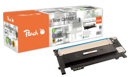 Peach S404 Toner cy ersetzt Samsung CLT-C404S, ST966A für z.B. Samsung Xpress C 480 W, Samsung Xpress C 430, Samsung Xpr