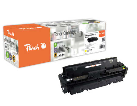 Image of Peach H410XY Tonermodul XL ye ersetzt HP No. 410X Y, CF412X für z.B. HP Color LaserJet Pro M 452 nw, HP Color LaserJet Pro MFP M 477 fdwbei 3ppp3 Peach online Shop