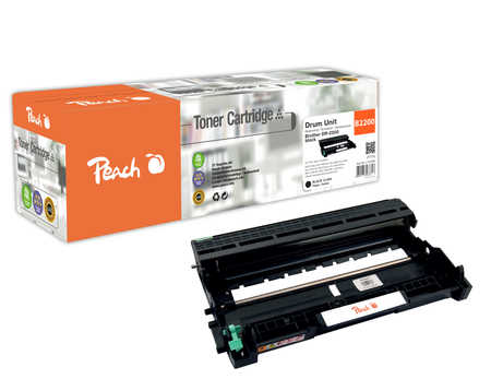 Peach B2200 Trommeleinheit bk ersetzt Brother DR-2200 für z.B. Brother DCP -7055, Brother DCP -7055 W, Brother DCP -7057