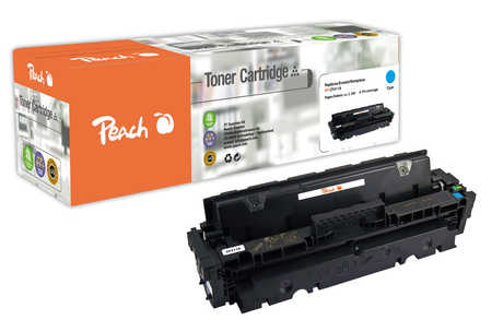 Image of Peach H410AC Tonermodul cy ersetzt HP No. 410A C, CF411A für z.B. HP Color LaserJet Pro M 452 nw, HP Color LaserJet Pro MFP M 477 fdwbei 3ppp3 Peach online Shop