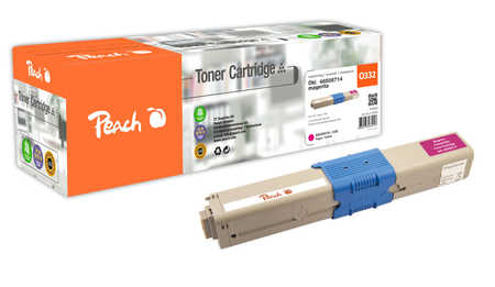 Peach O4650-87 Toner ma ersetzt OKI 46508714 für z.B. OKI C 332 DN, OKI MC 363 DN, OKI MC 363 N, OKI MC 363 DNW, OKI C 3