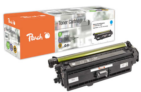 Image of Peach H508XC Tonermodul XL cy ersetzt HP No. 508X C, CF361X für z.B. HP Color LaserJet Enterprise M 553, HP Color LaserJet Mangaged Flow MFP M 577 cmbei 3ppp3 Peach online Shop