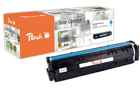 Image of Peach H203XC Tonermodul XL cy ersetzt HP No. 203X C, CF541X für z.B. HP Color LaserJet Pro MFP M 281 fdw, HP Color LaserJet Pro M 254 dnwbei 3ppp3 Peach online Shop