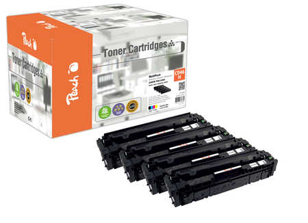 PEACH H046H 4 Toner XL (bk, c/m/y) ersetzt Canon CRG-046H, 1254C002, 1253C002, 1252C002, 1251C002 für z.B. Canon ISensys